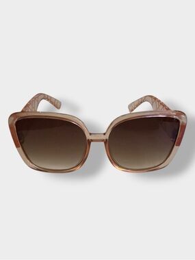Kurt Geiger🪢 NWOT Blush Pink Gradient Square Sunglasses